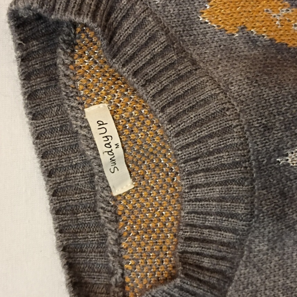 Midnight Cowgirl Giddy Up Sweater Cottagecore Sunday Up Size Medium - Picture 2 of 4